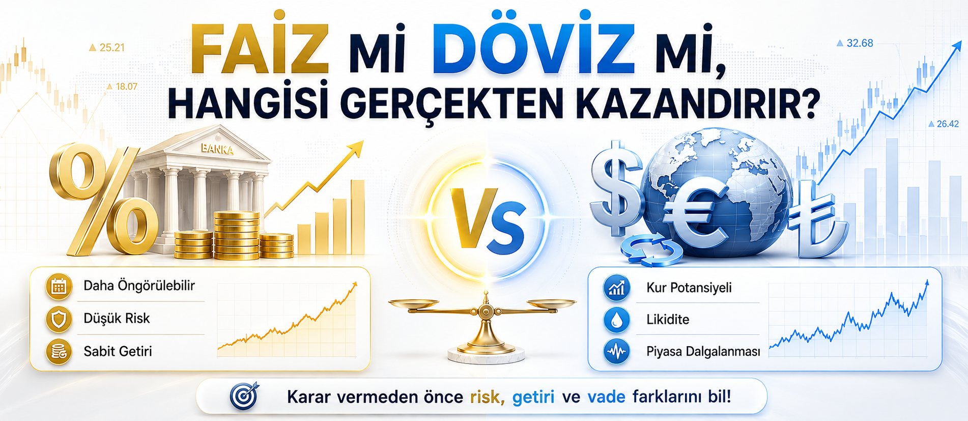 Vadeli Mevduat Nedir? Faiz mi Döviz mi Daha Karlı? (2026 Rehberi)